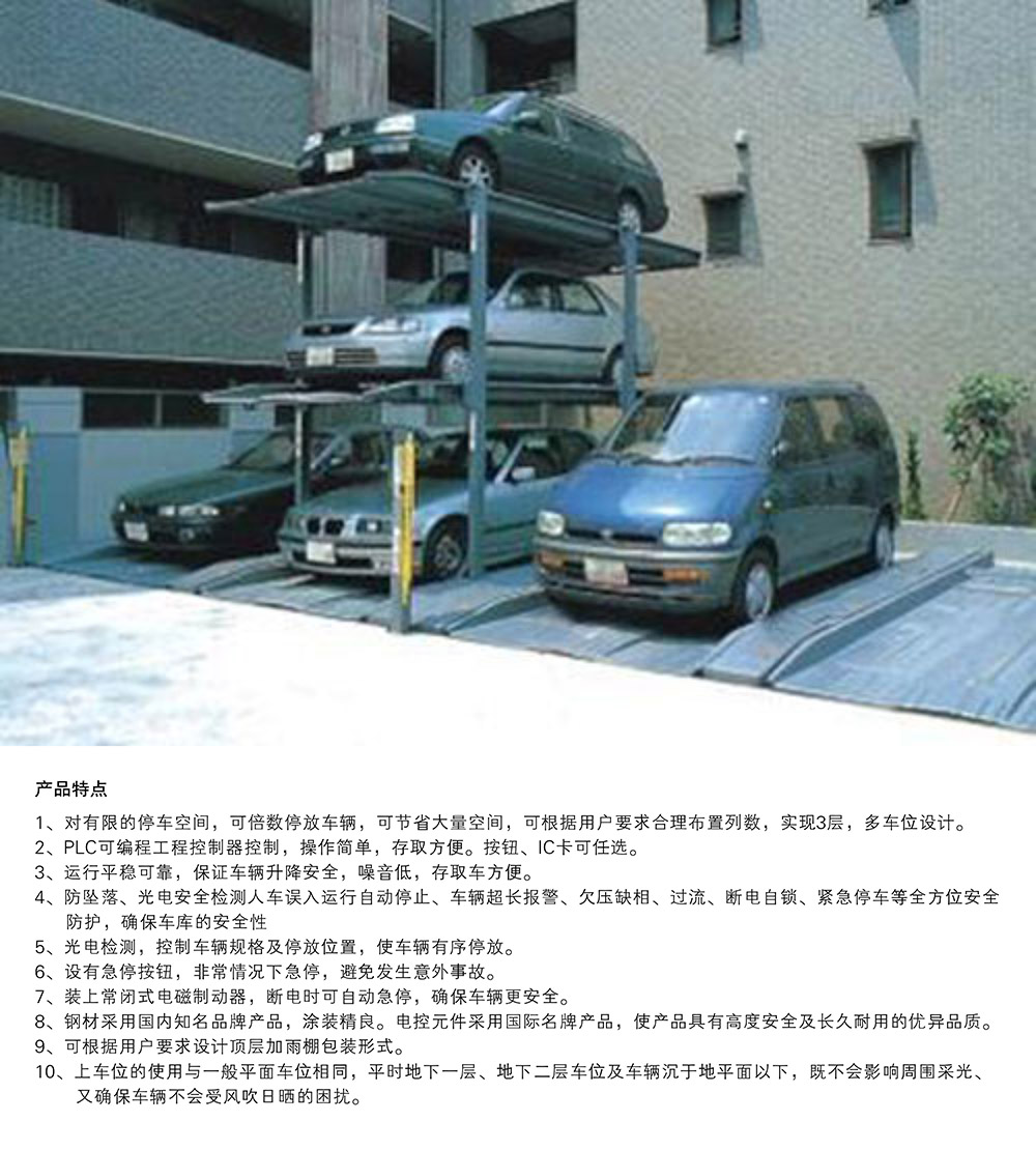 云南PJS3D2三层地坑简易升降立体车库产品特点.jpg