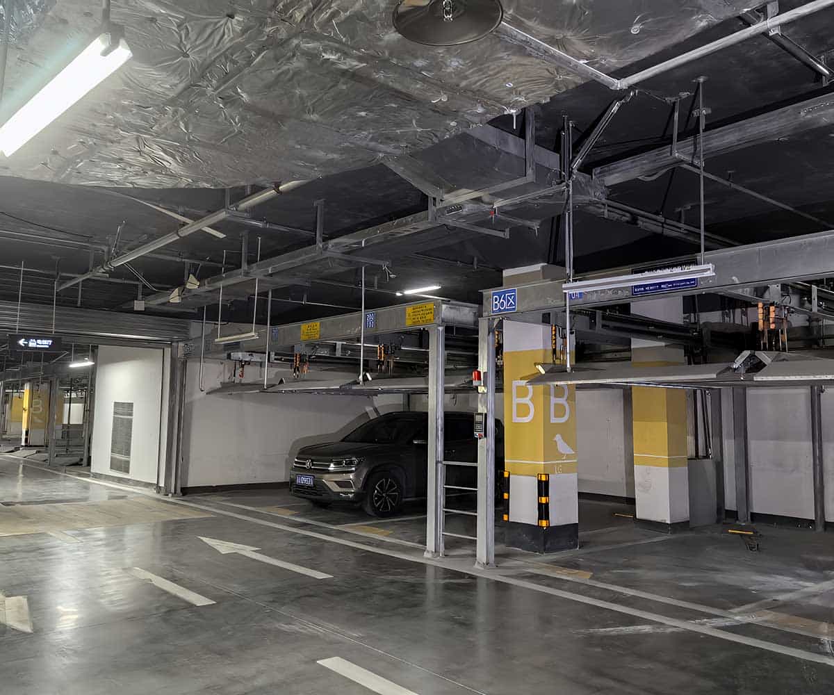 二手立体停车库的材料构成与应用